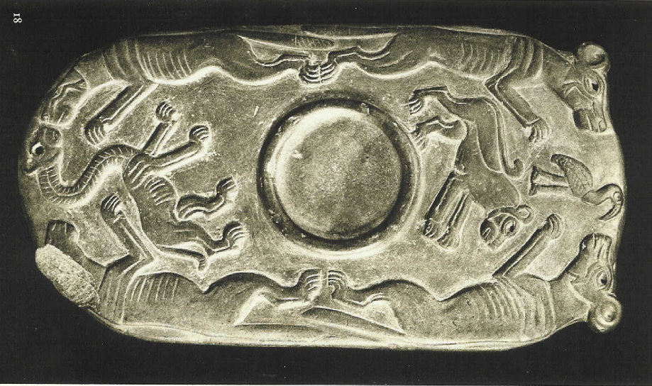 Plaque de schiste égyptienne. (cf. Daumas 1971)