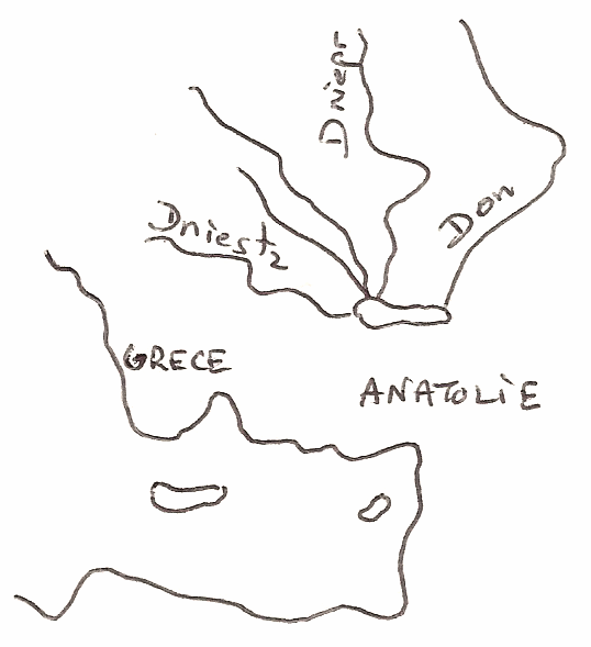 Avant -2000. Le lac noir et l'Égée