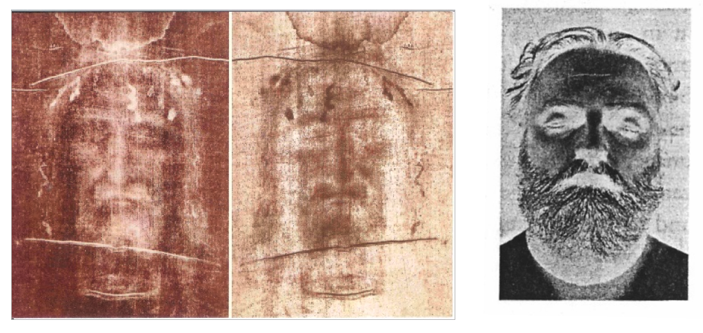Ombres sur l'image négative