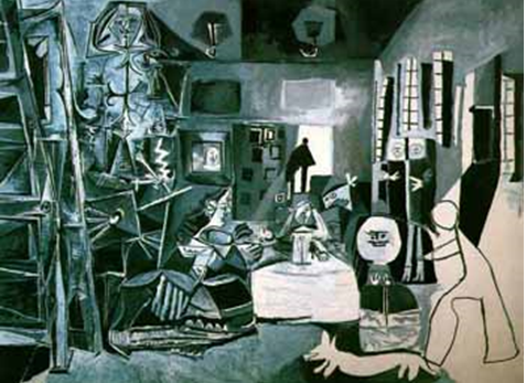 Tableau de la reprise de Las Meninas par Picasso