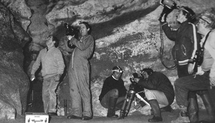 Tournage du film Corpus Lascaux